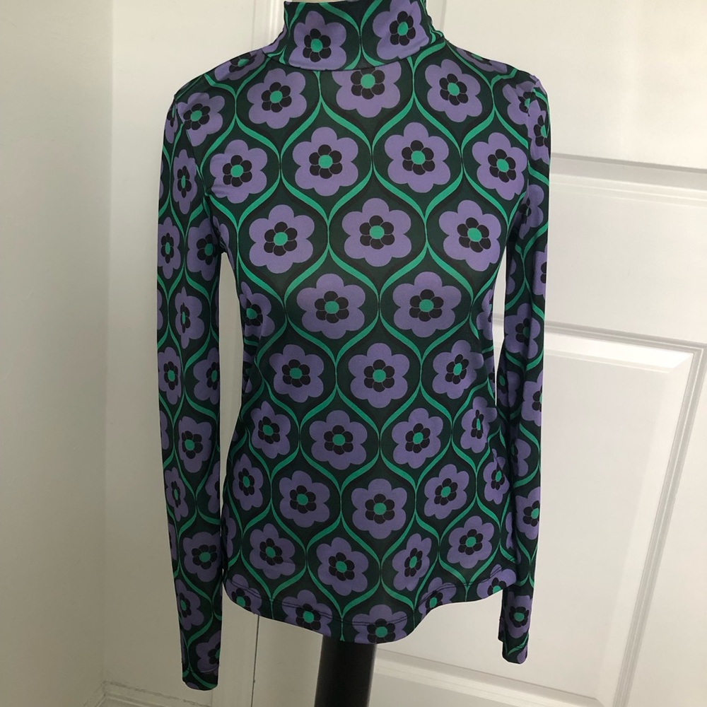 MNG Retro Floral Top